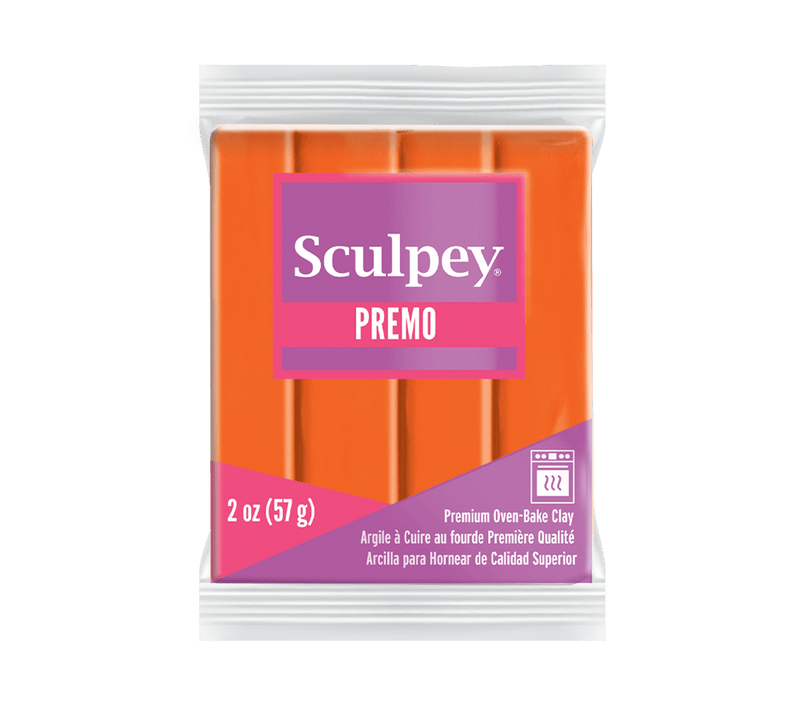 Sculpey Premo! Polymer Oven-Bake Clay - 57g Blocks - Solid Colours