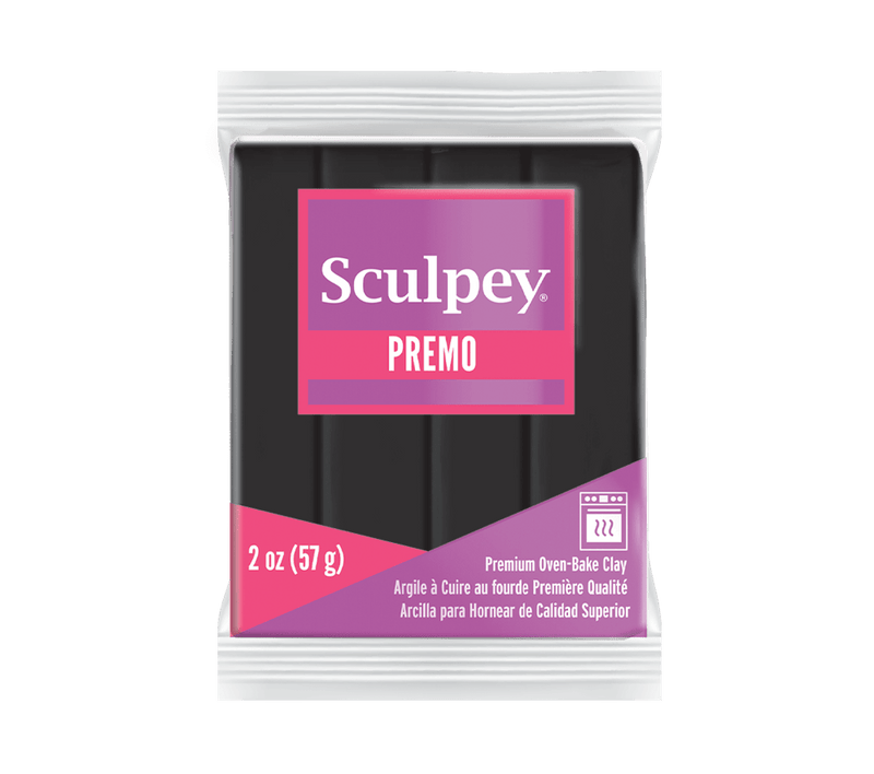 Sculpey Premo! Polymer Oven-Bake Clay - 57g Blocks - Solid Colours