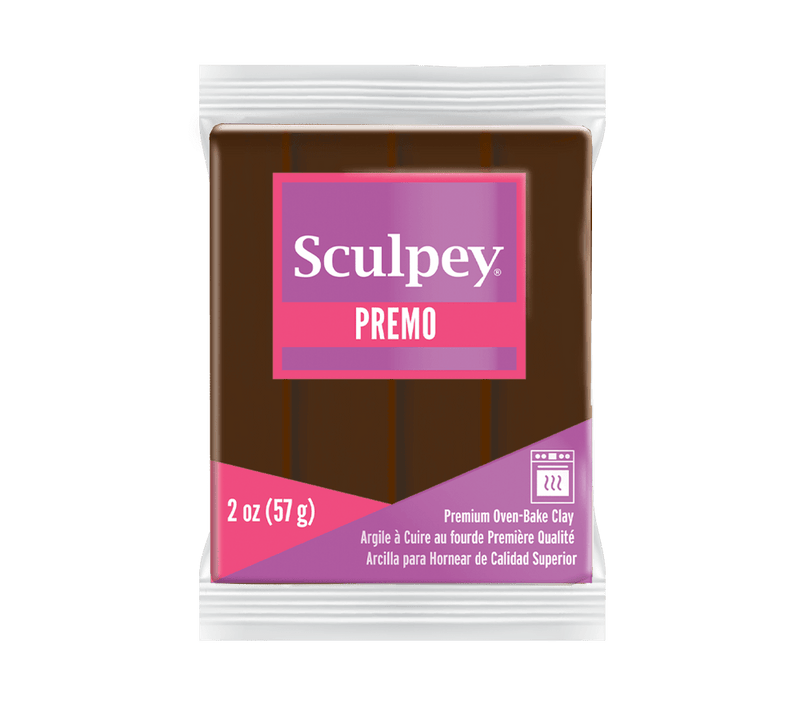 Sculpey Premo! Polymer Oven-Bake Clay - 57g Blocks - Solid Colours