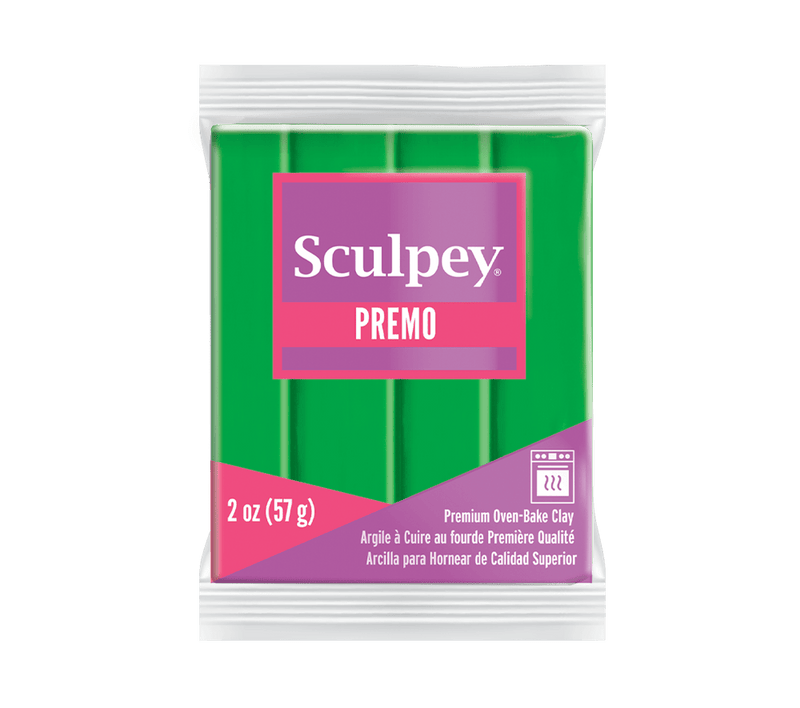 Sculpey Premo! Polymer Oven-Bake Clay - 57g Blocks - Solid Colours