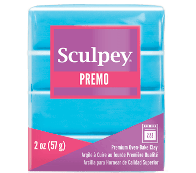Sculpey Premo! Polymer Oven-Bake Clay - 57g Blocks - Solid Colours