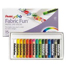 Pentel "Fabric Fun" Pastel Dye Stick Sets (Choose Your Size)
