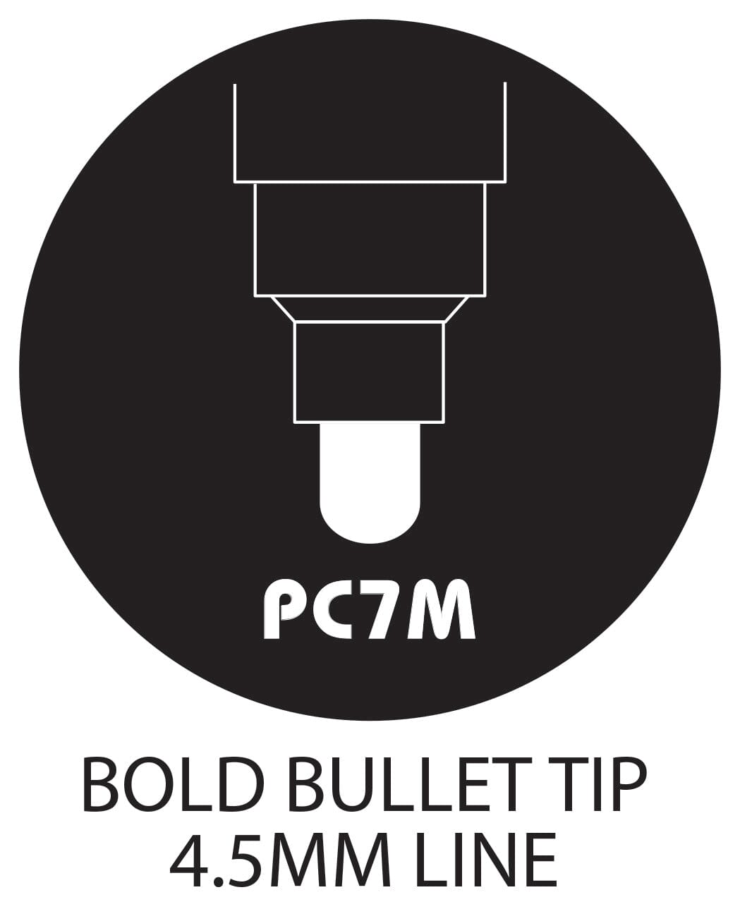 Uni Posca Paint Marker 4.5mm Bullet Tip Pen (PC-7M)