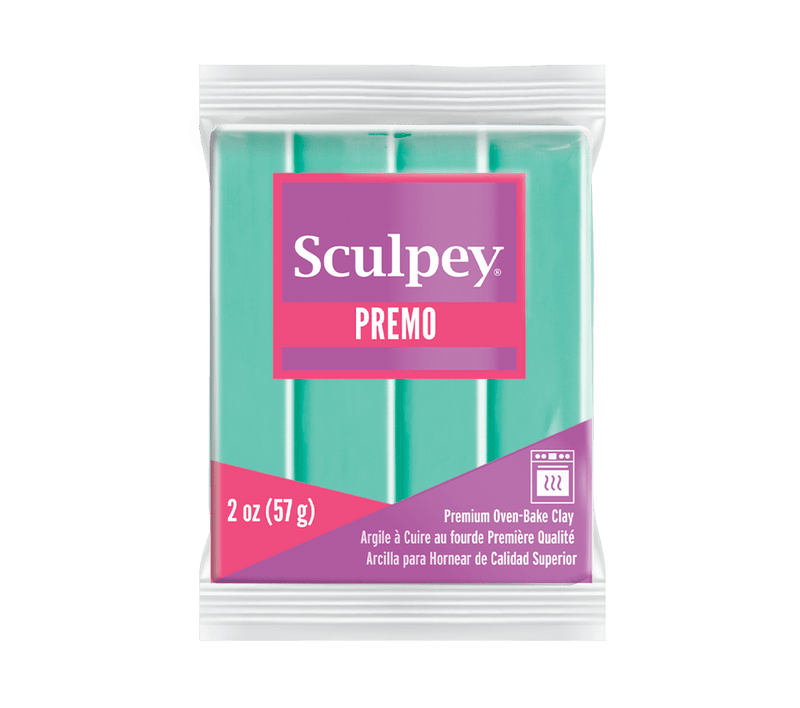 Sculpey Premo! Polymer Oven-Bake Clay - 57g Blocks - Solid Colours
