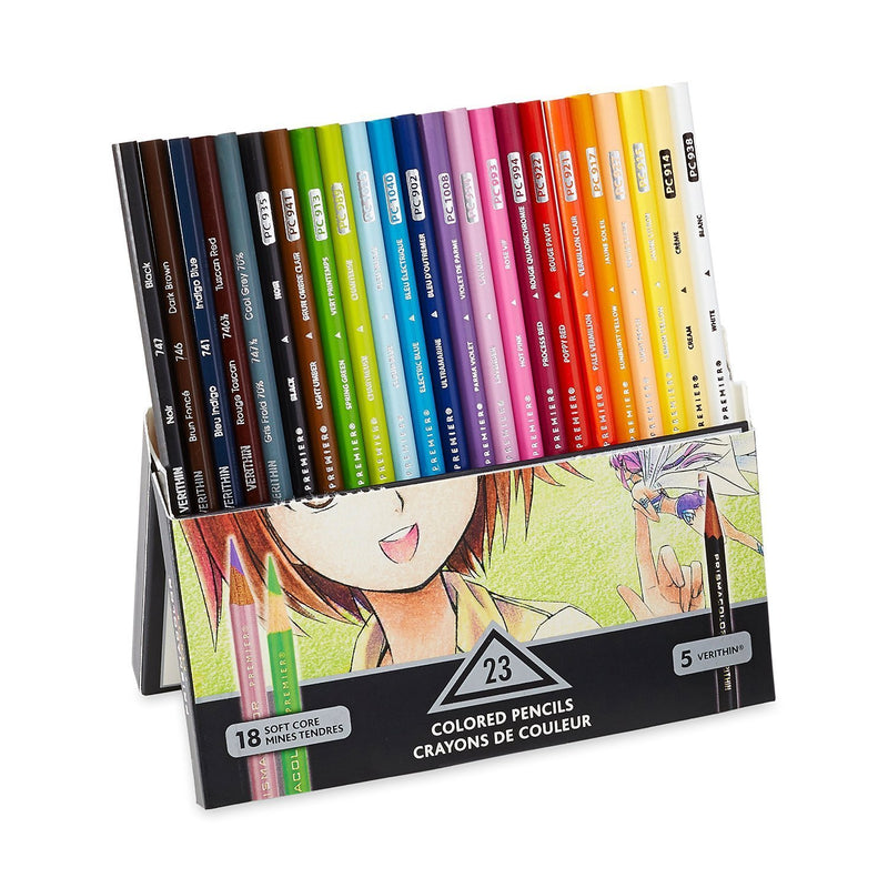 Prismacolor Premier & Verithin Colour Pencils - Manga Set of 23