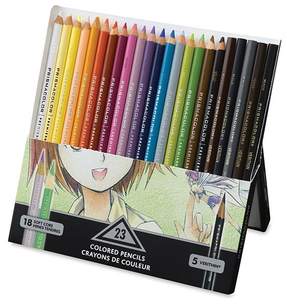 Prismacolor Premier & Verithin Colour Pencils - Manga Set of 23