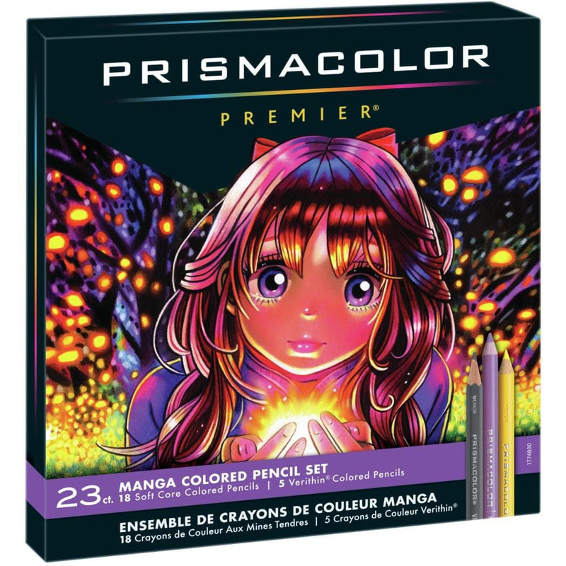 Prismacolor Premier & Verithin Colour Pencils - Manga Set of 23
