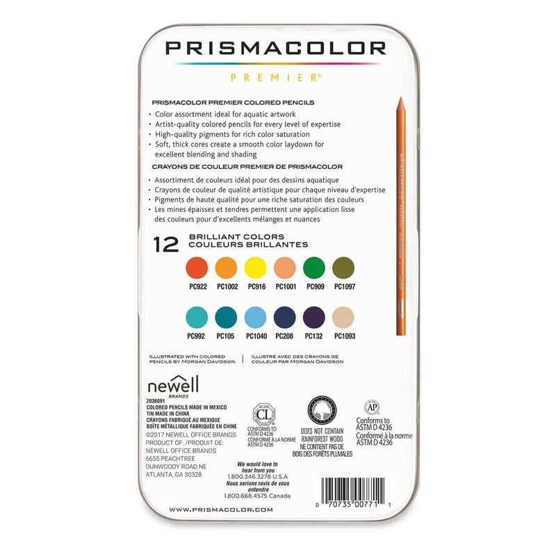 Prismacolor Premier Colour Pencil Special Set of 12 - Choose Your Pack