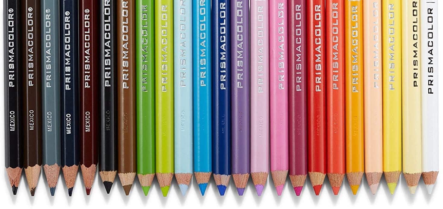 Prismacolor Premier Coloured Pencils - Greys, Blacks & Metallics