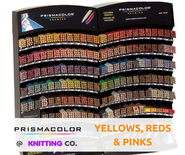 Prismacolor Premier Coloured Pencils - Yellows, Reds & Pinks