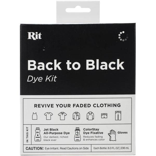 RIT All-Purpose Fabric Dye Kit - Back to Black