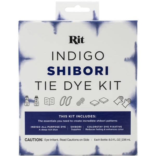 RIT All-Purpose Fabric Dye Kit - Indigo Shibori Tie-Dye