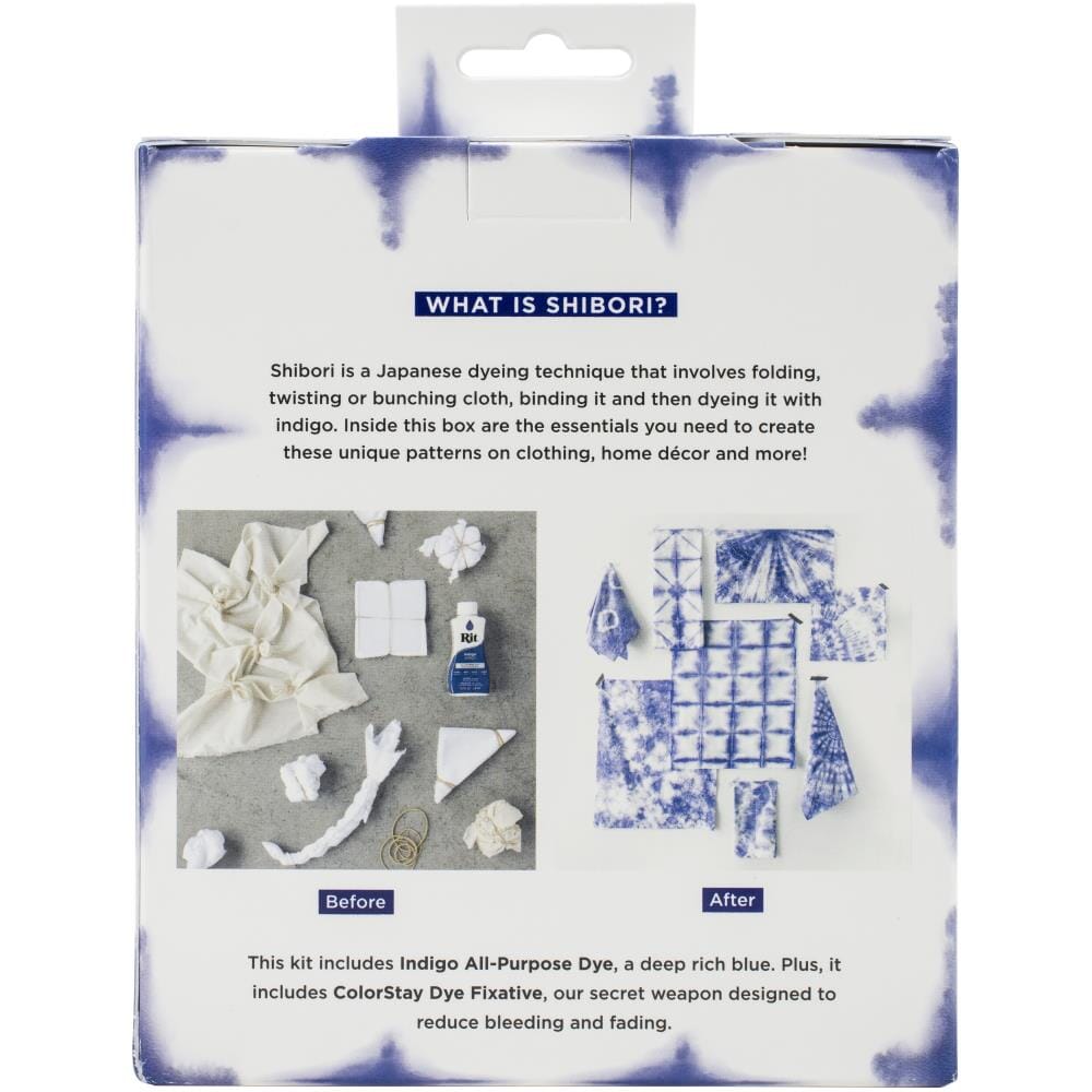 RIT All-Purpose Fabric Dye Kit - Indigo Shibori Tie-Dye