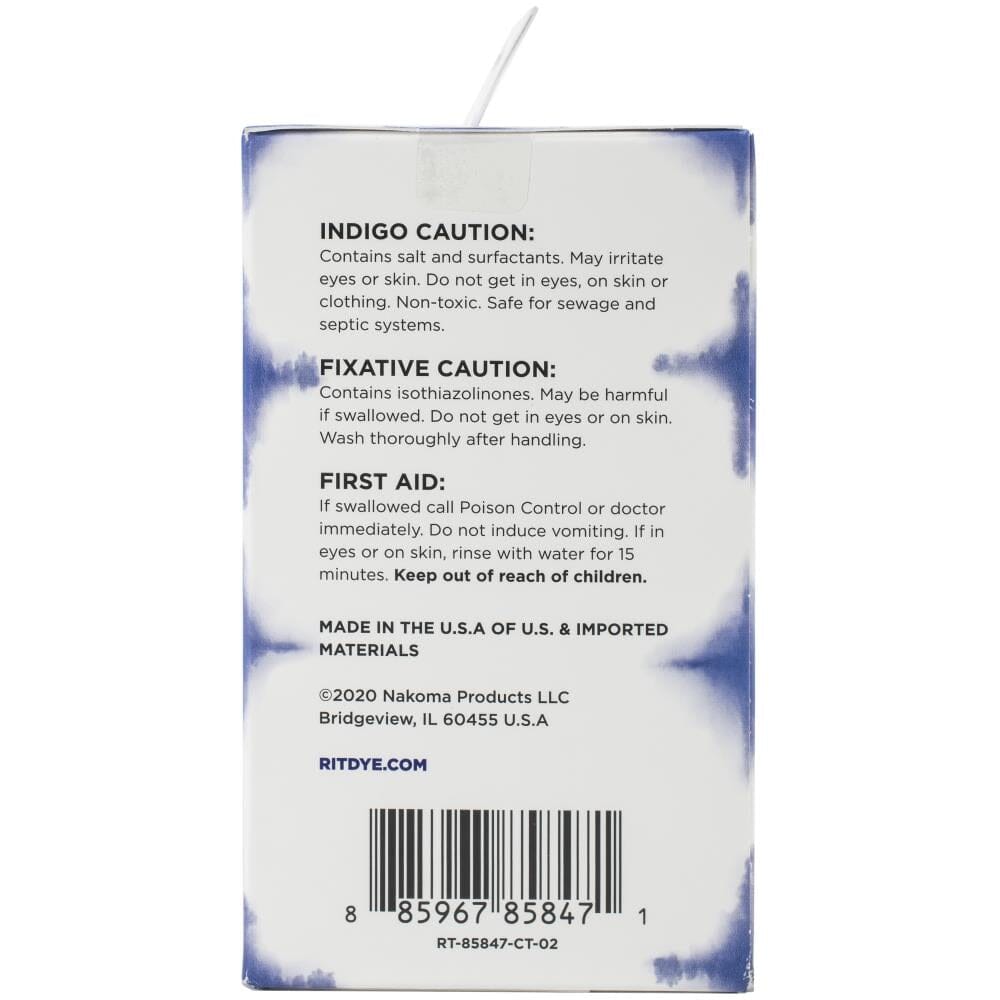 RIT All-Purpose Fabric Dye Kit - Indigo Shibori Tie-Dye