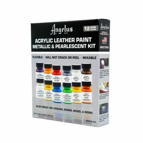 Angelus 29ml (1oz) Acrylic Leather Paint - Set of 12