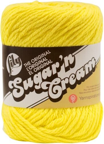Lily 71g "Sugar ‘n Cream" 4-ply 100% Cotton Yarn - Solid Colours