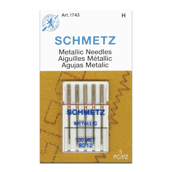 Schmetz "Metallic" Sewing Machine Needles - 5 Pack - Choose Your Size