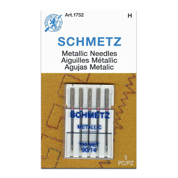 Schmetz "Metallic" Sewing Machine Needles - 5 Pack - Choose Your Size