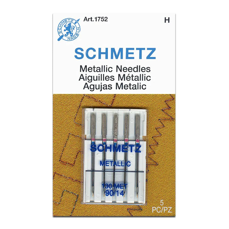 Schmetz "Metallic" Sewing Machine Needles - 5 Pack - Choose Your Size