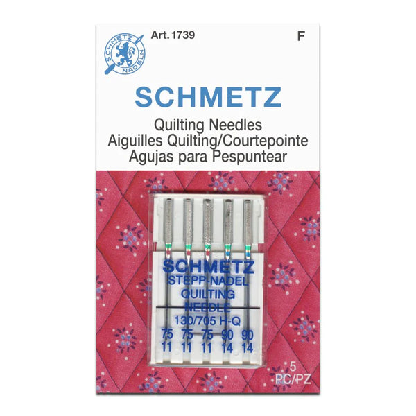 Schmetz "Quilting" Sewing Machine Needles - 5 Pack - Choose Your Size