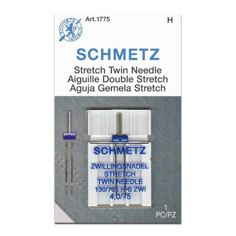 Schmetz "Stretch Twin" Sewing Machine Needles  - Choose Your Size