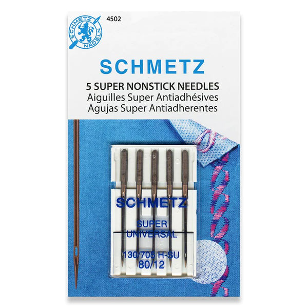 Schmetz "Super Universal" Nonstick Sewing Machine Needles - 5 Pack - Choose Your Size