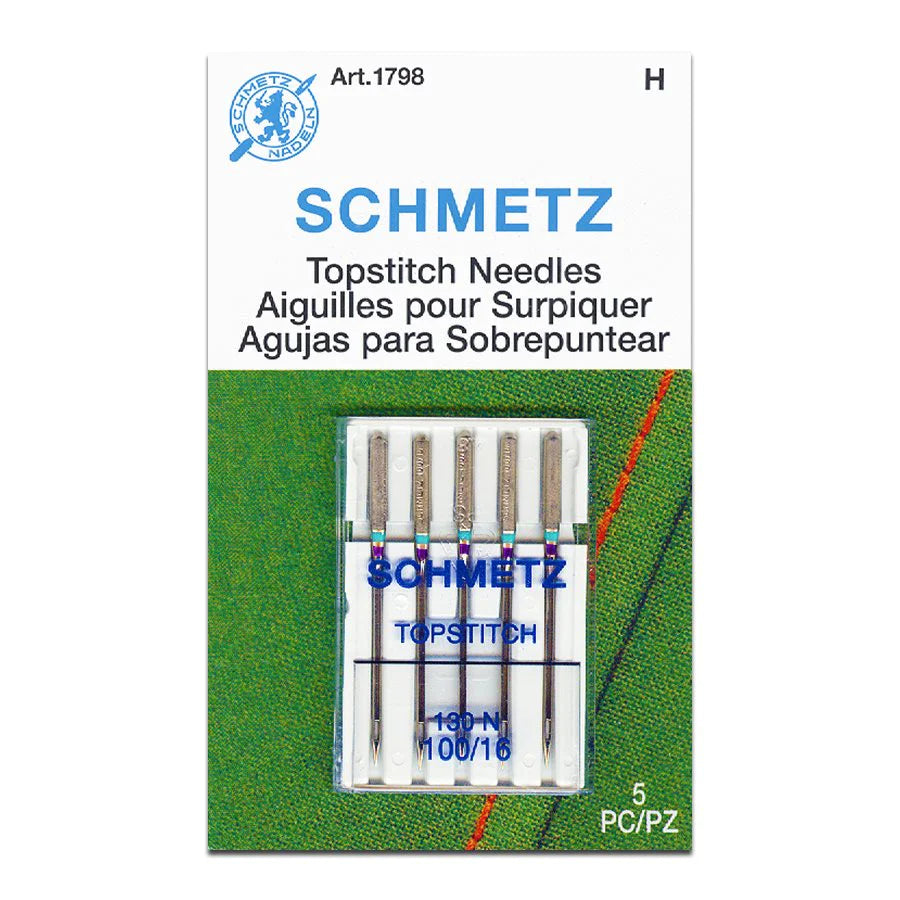 Schmetz "Topstitch" Sewing Machine Needles - 5 Pack - Choose Your Size