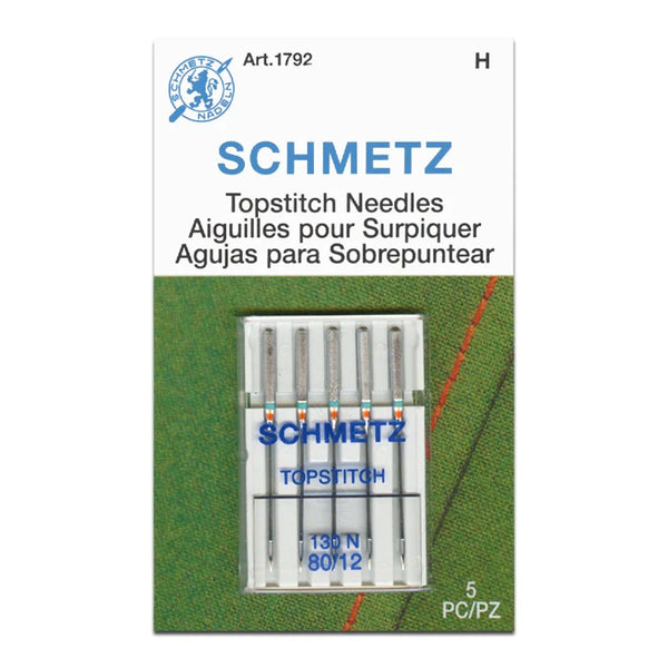 Schmetz "Topstitch" Sewing Machine Needles - 5 Pack - Choose Your Size