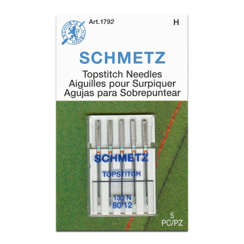 Schmetz "Topstitch" Sewing Machine Needles - 5 Pack - Choose Your Size