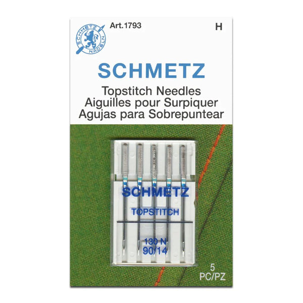 Schmetz "Topstitch" Sewing Machine Needles - 5 Pack - Choose Your Size