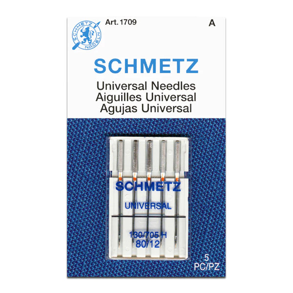 Schmetz "Universal" Sewing Machine Needles - 5 Pack - Choose Your Size