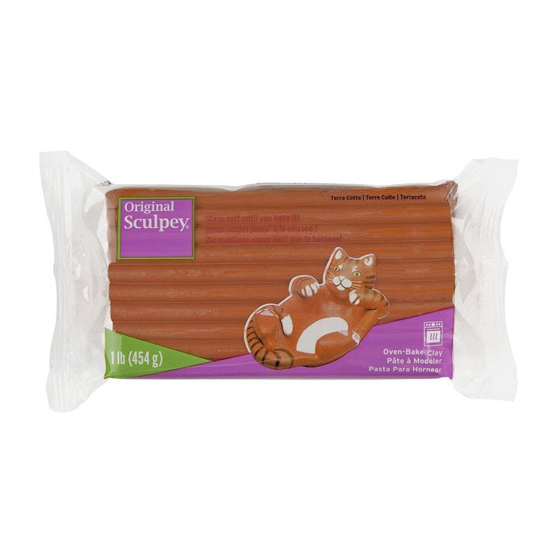 Sculpey "Original" Soft Oven-Bake Polymer Clay - Terracotta