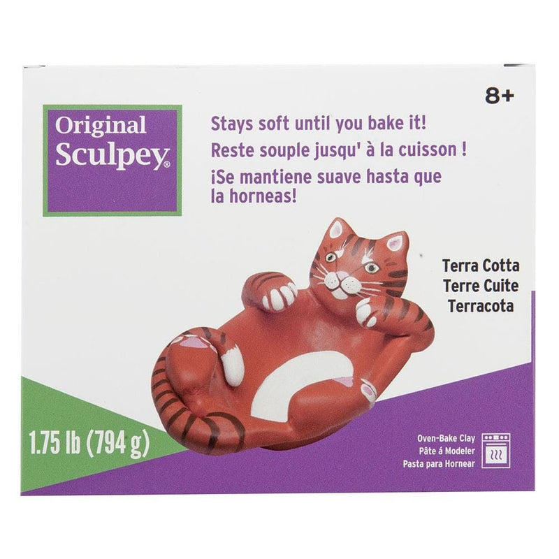 Sculpey "Original" Soft Oven-Bake Polymer Clay - Terracotta