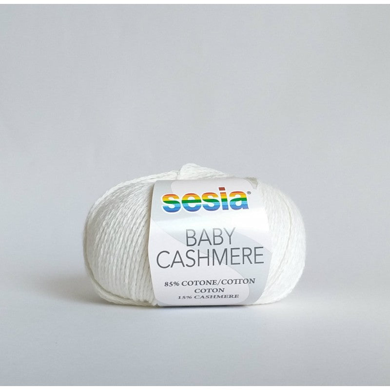 Sesia 25g "Baby Cashmere" 4-Ply Cotton & Cashmere Blend Yarn