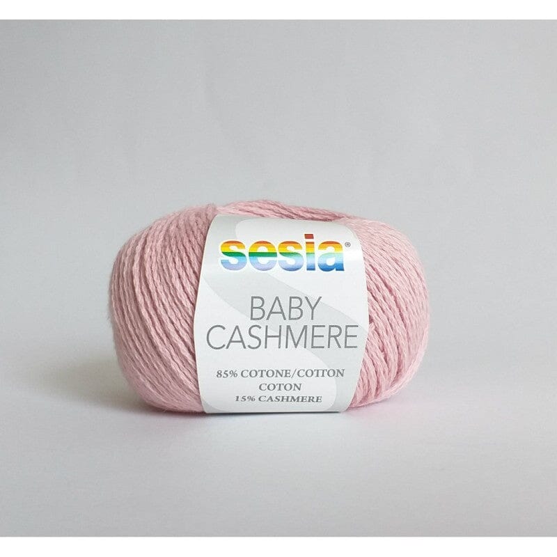 Sesia 25g "Baby Cashmere" 4-Ply Cotton & Cashmere Blend Yarn