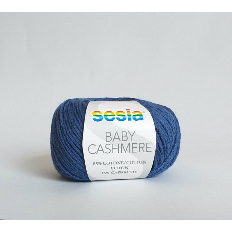 Sesia 25g "Baby Cashmere" 4-Ply Cotton & Cashmere Blend Yarn