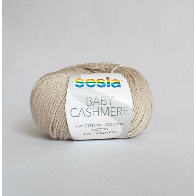 Sesia 25g "Baby Cashmere" 4-Ply Cotton & Cashmere Blend Yarn