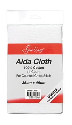 Sew Easy Pre-cut Aida Cloth Fabric - 14 Count