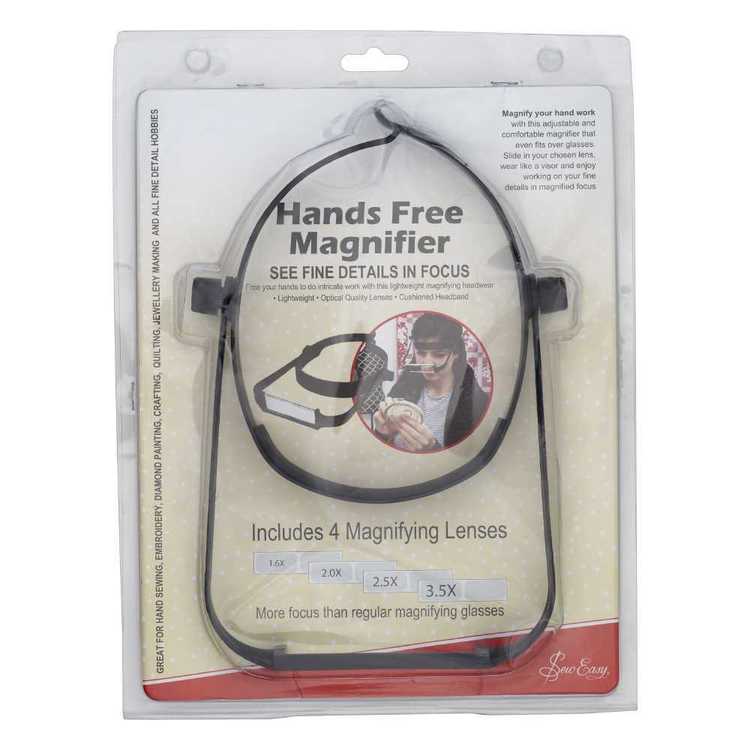 Sew Easy Hands Free Magnifying Glass ER987 Knitting Co