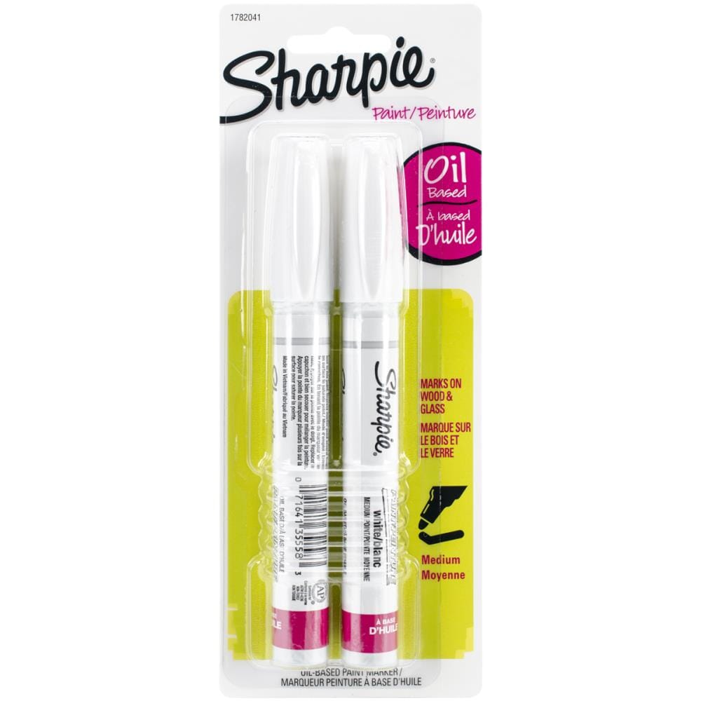 Sharpie Oil-based Paint Marker Medium Tip Pens Twin Pack - Gold/Silver