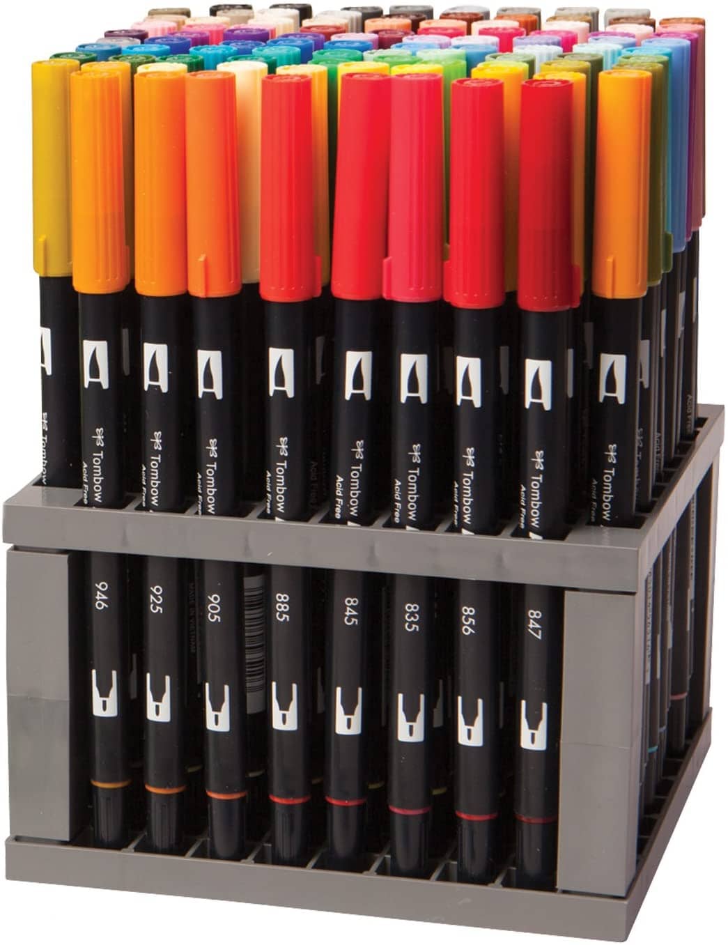 Tombow Dual Brush Pen Markers - Set of 96 w Stand