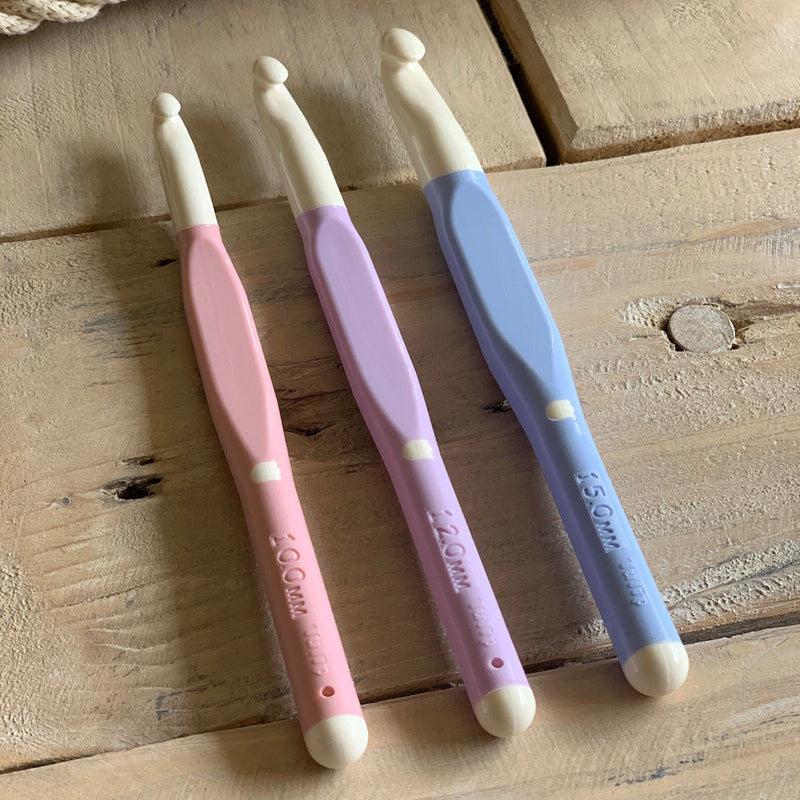 Set of All Four Tulip ETIMO Grandhook Large Crochet Hook With Cushion Grip  