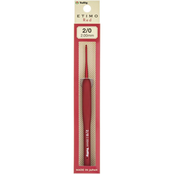 Tulip "Etimo" Red Crochet Hook (1.80mm - 6.50mm)