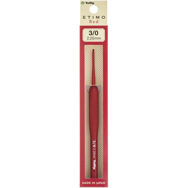 Tulip "Etimo" Red Crochet Hook (1.80mm - 6.50mm)