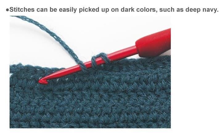 Tulip Etimo Red Cushion Grip Crochet Hook (Choose From 1.80mm - 6.50mm)