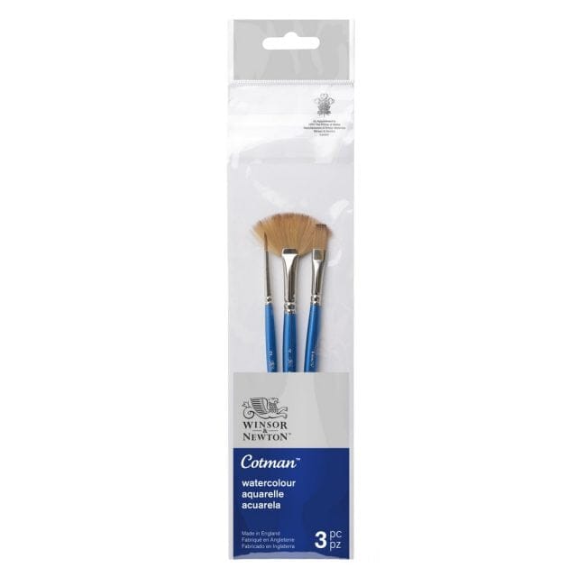 Winsor & Newton Cotman Watercolour Paint Brush - Set of 3