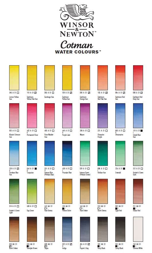 Winsor & Newton Cotman Watercolour Paint - 21ml Tube
