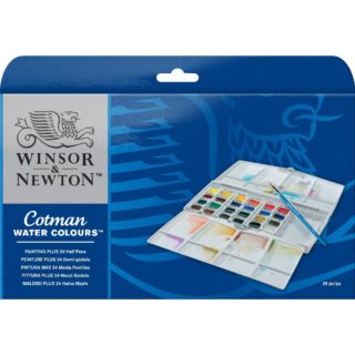 Winsor & Newton Cotman Watercolour Paint - Painting Plus Set