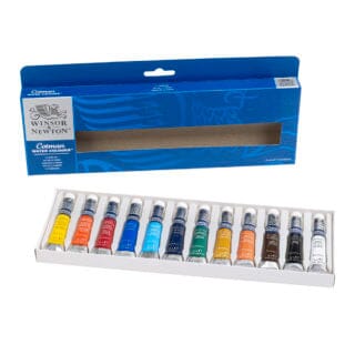 Winsor & Newton Cotman Watercolour Paint - 8ml Tubes Set