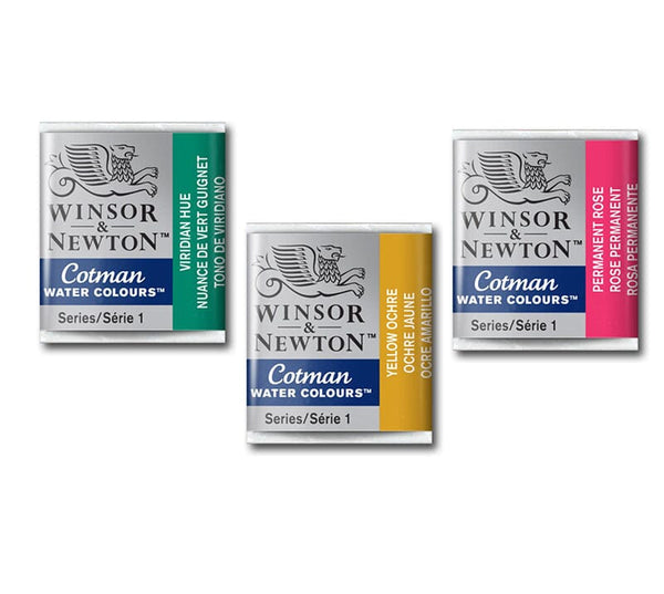 Winsor & Newton Cotman Watercolour Paint - 1/2 Pan